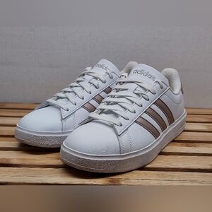Adidas Womens | White | Grand Court Cloudfoam Sneakers Size 6.5